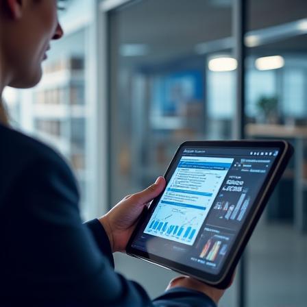 Logistics analysis on a tablet